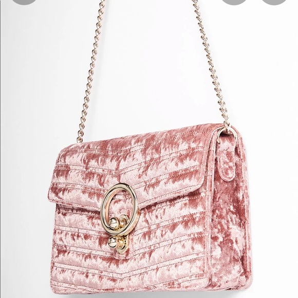 Express Velvet O-Ring Shoulder Bag soft pink - Picture 2 of 8